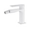 AQG Alpha, однорычажный смеситель для биде без донного клапана, цвет белый матовый
