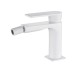 AQG Alpha, однорычажный смеситель для биде без донного клапана, цвет белый матовый
