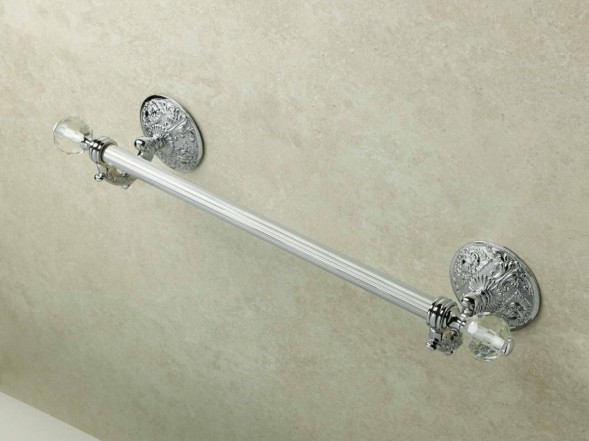 Stil Haus Noto Light, полотенцедержатель со стеклом Murano, длина 55 см, цвет хром