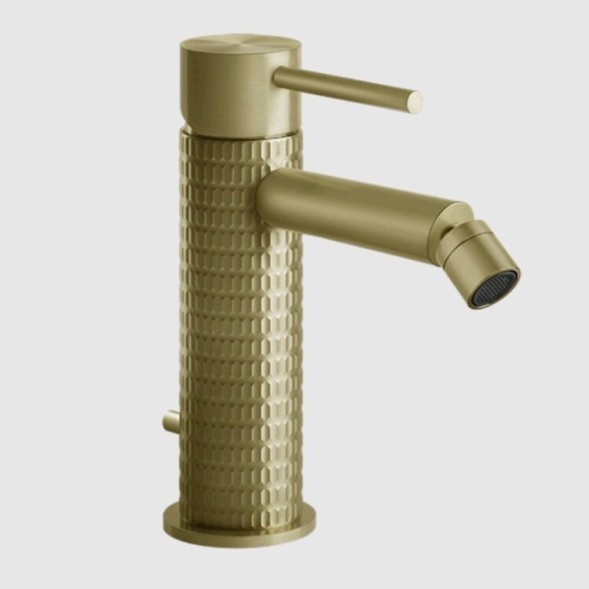 Gessi Смеситель для биде, 316 Meccanica, цвет Латунь матовая  54207#727