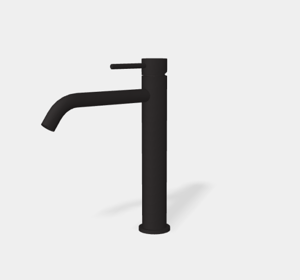 Смеситель для раковины, Fima Carlo Frattini, Spillo Up, цвет-черный матовый F3031LXSNS.1