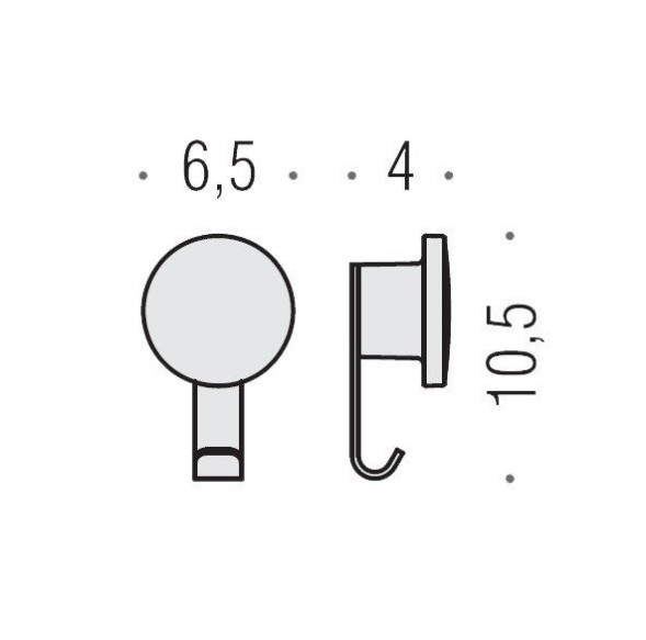 Крючок COLOMBO DESIGN NORDIC EB27* одинарный