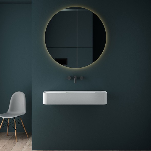 Vincea Раковина Солид Серфейс (Solid Surface)  VWB-6S480MW, 800*400*150, подвесная, цвет белый матовый