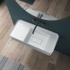 Vincea Раковина Солид Серфейс (Solid Surface)  VWB-6S480MW, 800*400*150, подвесная, цвет белый матовый
