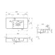Vincea Раковина Солид Серфейс (Solid Surface)  VWB-6S480MW, 800*400*150, подвесная, цвет белый матовый