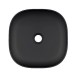 Раковина Scarabeo GLAM накладная без перелива без отверстий цвет черный матовый с антибактериальным и грязеотталкивающим покрытием BIOKER 1806 49 BK