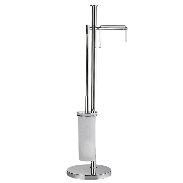 Стойка COLOMBO DESIGN PLUS W4935 с полотенцедержателем и держателем туалетной бумаги цвет хром