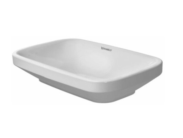 Duravit Раковина, Durastyle, шгв 600*380*120, отверстия для смесителя-отсутствуют, цвет белый 0349600000