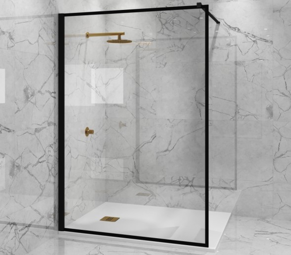 Paini Душевая перегородка 110x195 рисунок рамка