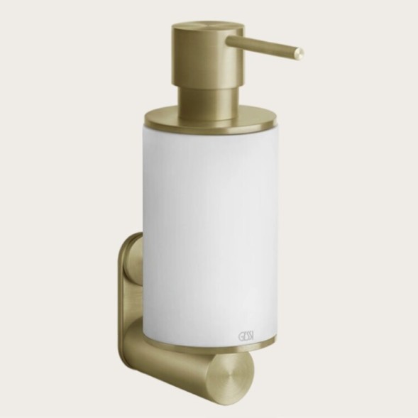 Gessi Дозатор для жидкого мыла, 316, шгв 75*149*209, цвет Warm Steel Brushed PVD  54713#726