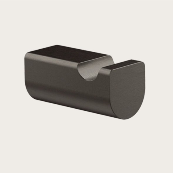 Gessi Крючок, Rilievo, шгв 28*60*28, цвет черный брашированный металл  59521#707