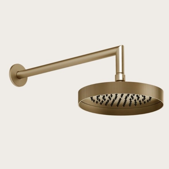 Gessi Верхний душ, Inciso, шгв 218*498*185, цвет  черный брашированный металл  58185#707