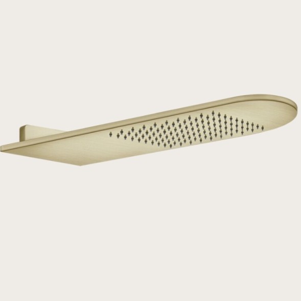 Gessi Верхний душ, Tremillimetri, Tondo, 195*620, цвет черный брашированный металл  33053#707