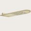 Gessi Верхний душ, Tremillimetri, Tondo, 195*620, цвет черный брашированный металл  33053#707