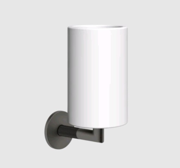 Gessi Стакан, Ingranaggio, шгв 75*107*171, цвет белый#брашированная бронза PVD  63807#726