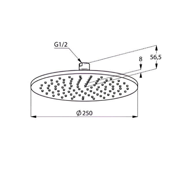 Верхний душ KLUDI A-QA 64325N2-00