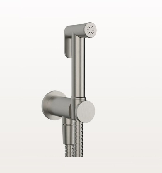 Gessi Гигиенический душ, цвет брашиварованный хром 14331#147