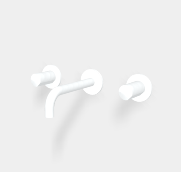 Смеситель для раковины, Fima Carlo Frattini, So, цвет-белый матовый F3191/5BS