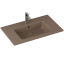 Раковина ISVEA SistemaT накладная ШГВ 810*465*140 отверстия для смесителя 1 цвет коричневый матовый 10SL51081-2H