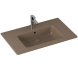 Раковина ISVEA SistemaT накладная ШГВ 810*465*140 отверстия для смесителя 1 цвет коричневый матовый 10SL51081-2H