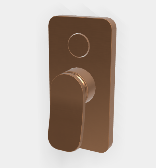 Смеситель для душа, Fima Carlo Frattini, Flo', цвет-бронза брашированная янтарная F3809E2ZS