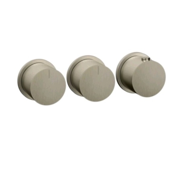 Gessi Смеситель для душа, Anello, на 2 потребителя, цвет Никель матовый 63434#149