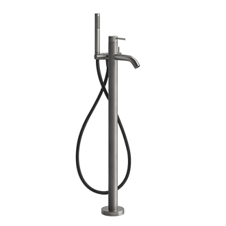 Gessi Смеситель для ванны и душа, BATH316, напольный, цвет черный матовый 54028#299