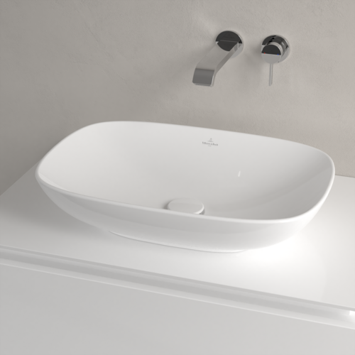 Villeroy&amp;Boch Раковина, Loop&amp;Friends, шгв 560*380*120, отверстия для смесителя-отсутствуют, цвет-альпийский белый 4A490001