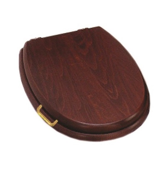 Сиденье с крышкой SIMAS LANTE с микролифтом цвет орех золото LA009OR