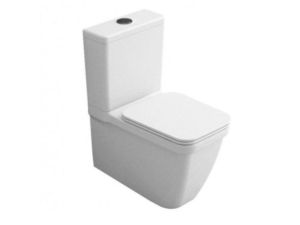 Унитаз HATRIA ERIKA PRO Q Y1BV01 напольный моноблок под бачок слив универсальный цвет белый