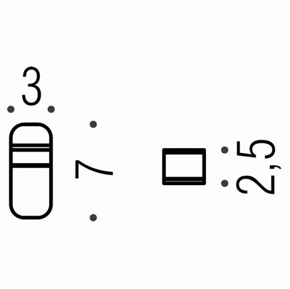 Крючок COLOMBO DESIGN OVER GM17 одинарный цвет нержавеющая сталь