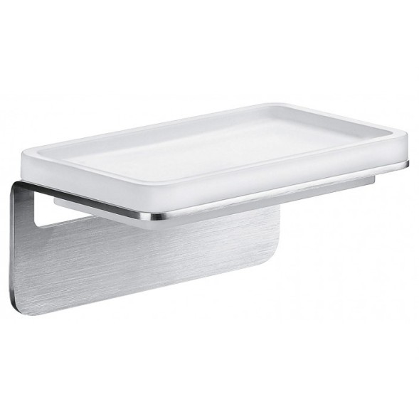 Мыльница COLOMBO DESIGN OVER B7001 настенная цвет нержавеющая сталь