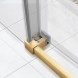 Vincea Душевая дверь Слим Софт (Slim Soft) VDS-1SS130CLG, 1300, брашированное золото, стекло прозрачное