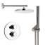 Paini Комплект на 2 потребителя с термостатом Cox , для душа, хром