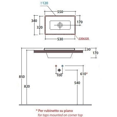 Раковина GLOBO STOCKHOLM на столешницу без отверстий цвет белый FO056BI