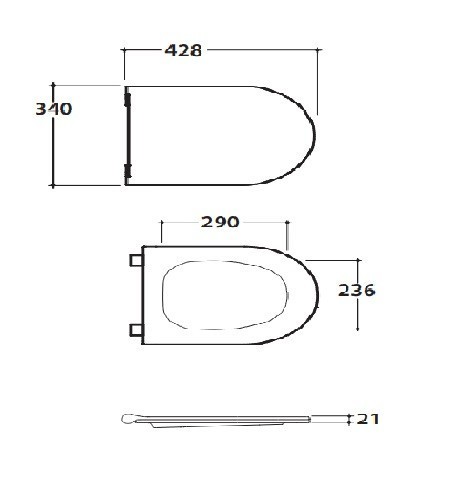 Унитаз GLOBO MODE подвесной безободковый цвет белый MES02BI