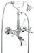 Emmevi Deco Old, смеситель с ручным душем для ванной, цвет белый-хром 12611/BC