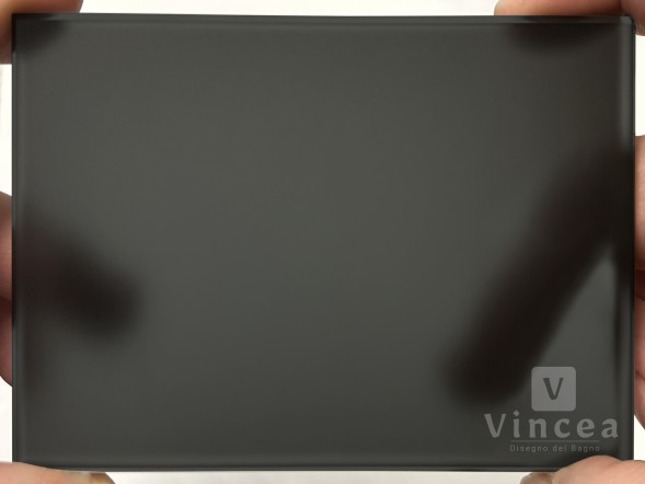 Vincea Душевая перегородка Волк-Ин (Walk-In) VSW-1HP100GFB, 1000*2000, черный матовый, стекло матовое тонированное