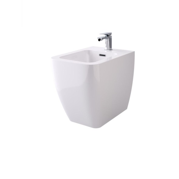 Hidra Kiub, напольное биде c крепежом, 54x336,5x43h см, цвет белый глянцевый