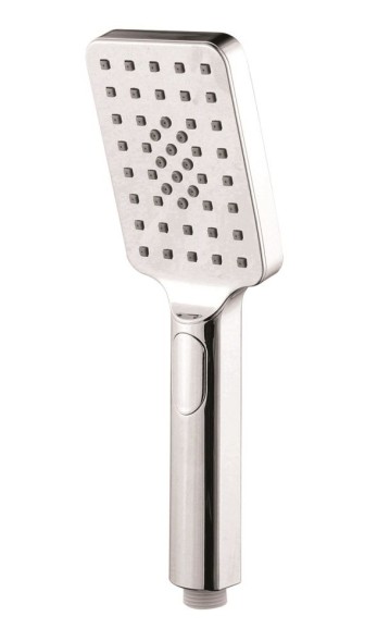 AQG, ручной душ антикальцевый NITE SQ 110х80мм, 2х режимный, цвет хром