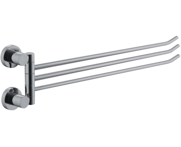Полотенцедержатель, Fima Carlo Frattini, Accessori, шгв 426*50*117, цвет-хром черный шлифованный/брашированный