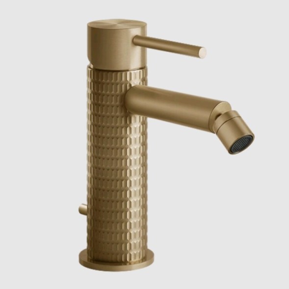 Gessi Смеситель для биде, 316 Meccanica, цвет брашированная теплая бронза  54207#726