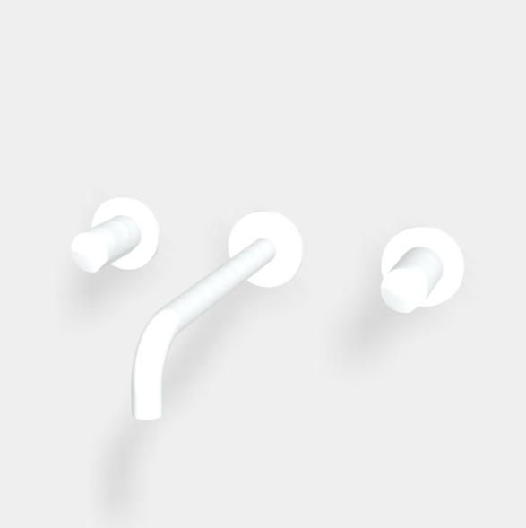 Смеситель для раковины, Fima Carlo Frattini, So, цвет-белый матовый F3191L/5BS