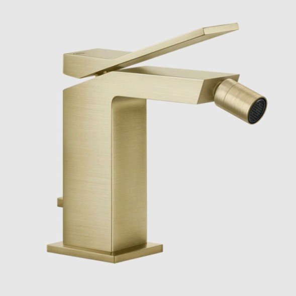 Gessi Смеситель для биде, Rettangolo K, цвет Латунь матовая  53007#727