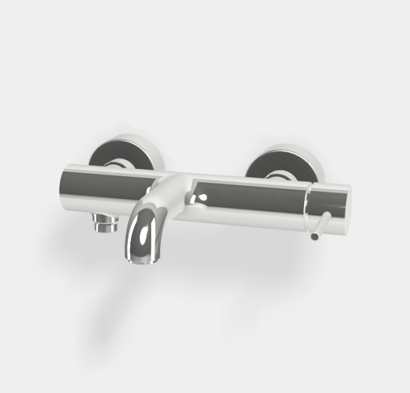 Смеситель для ванны и душа, Fima Carlo Frattini, Spillo Up, цвет-хром F3034/1NCR