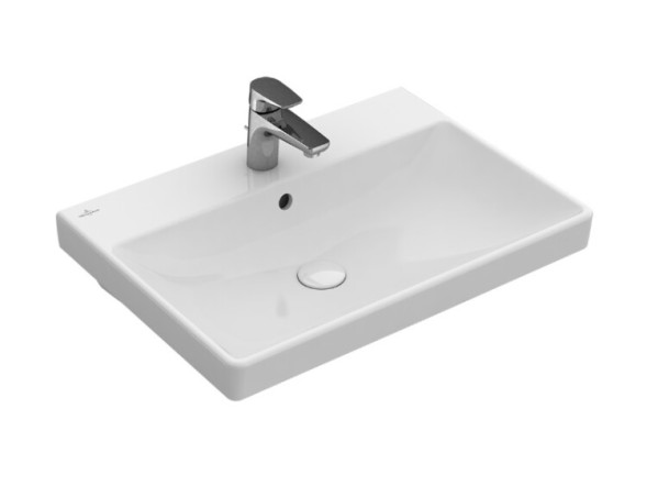 Villeroy&amp;Boch Раковина, Avento, шг 650*470, CeramicPlus, цвет-альпийский белый 415865R1