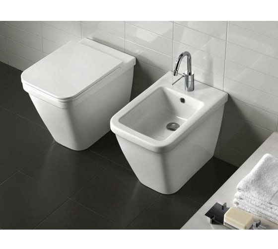 Унитаз HATRIA ERIKA PRO Q YXHY01 напольный слив универсальный цвет белый