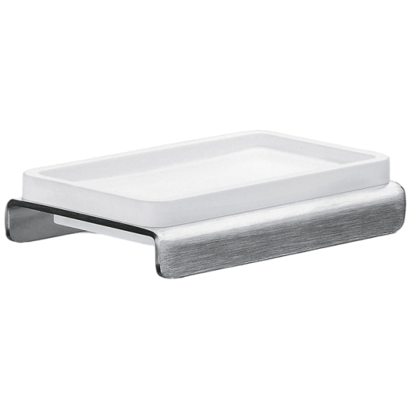 Мыльница COLOMBO DESIGN OVER B7040 настольная цвет нержавеющая сталь