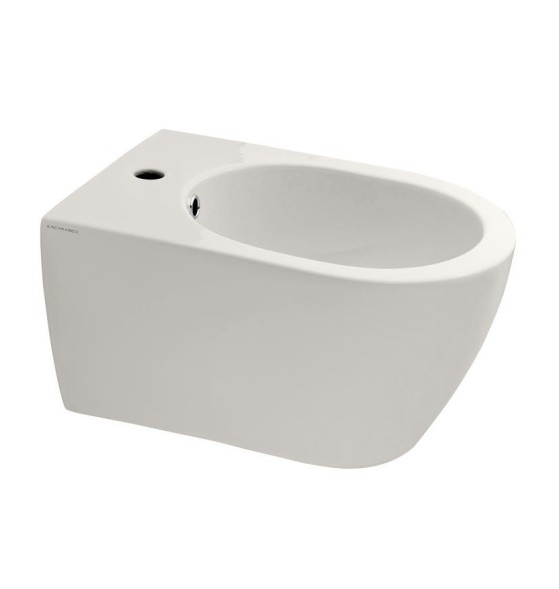 Биде Scarabeo MOON подвесное с одним отверстием цвет белый матовый 5521 41