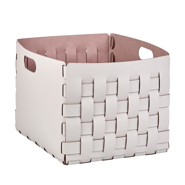 Корзинка COLOMBO DESIGN ADJ 1048.02/07 настольная напольная цвет устричный/пепельная роза